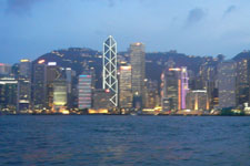 Hong Kong view from Kowloon